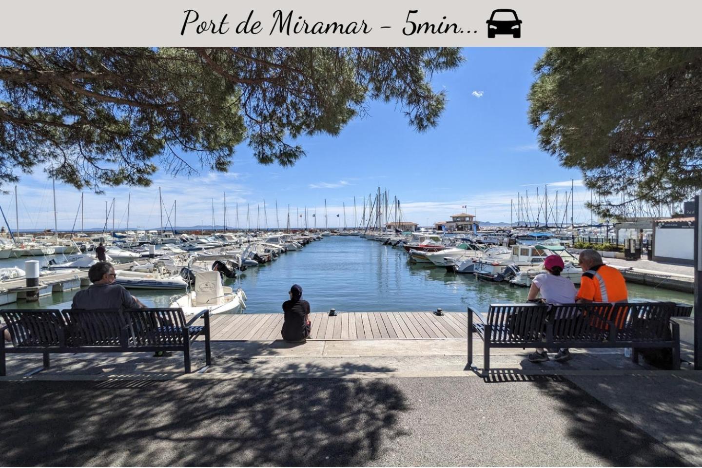 Netflix - Lit Queen Size - Terrasse Plein Sud - Climatisation - 2'Centre-Ville - 6'Mer - Parking Prive - 56M2 - L'Olivine - Offre Speciale ラ・ロンド・レ・モール エクステリア 写真