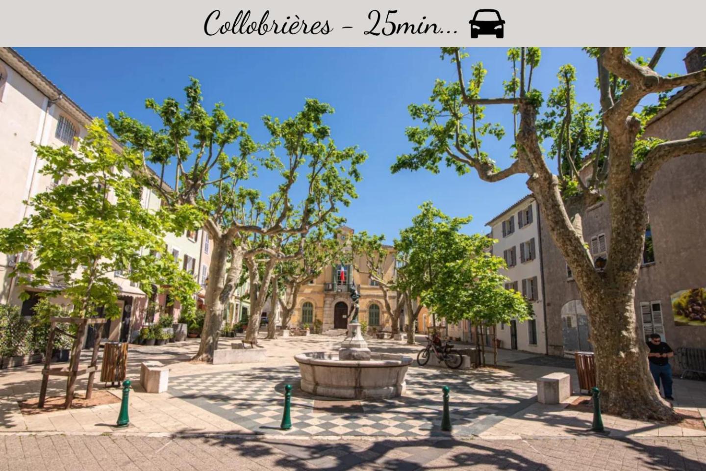 Netflix - Lit Queen Size - Terrasse Plein Sud - Climatisation - 2'Centre-Ville - 6'Mer - Parking Prive - 56M2 - L'Olivine - Offre Speciale ラ・ロンド・レ・モール エクステリア 写真