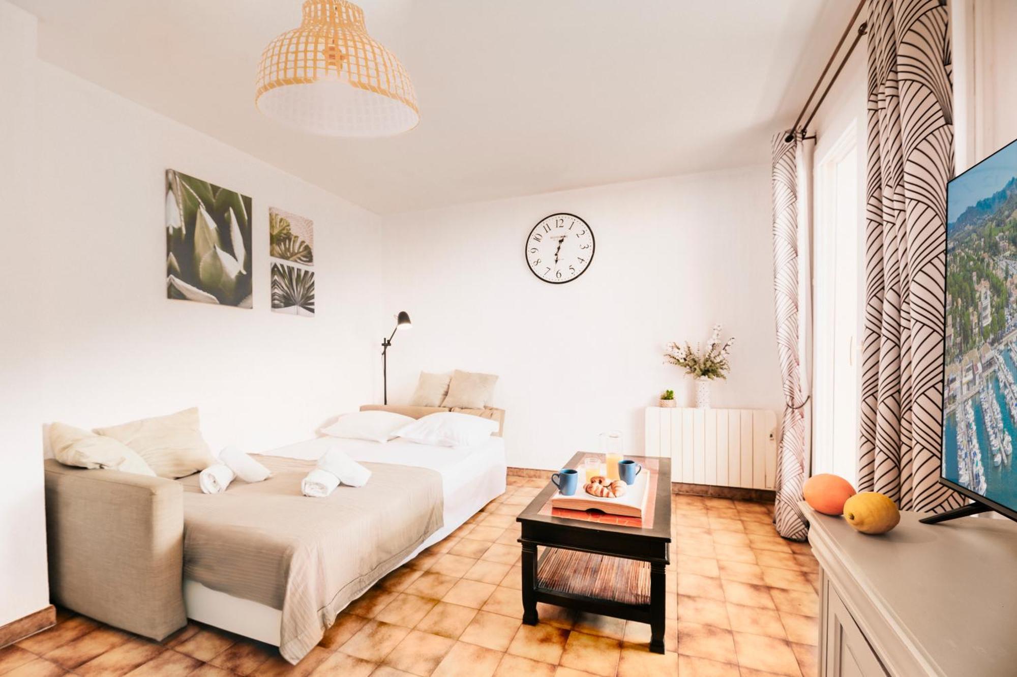 Netflix - Lit Queen Size - Terrasse Plein Sud - Climatisation - 2'Centre-Ville - 6'Mer - Parking Prive - 56M2 - L'Olivine - Offre Speciale ラ・ロンド・レ・モール エクステリア 写真